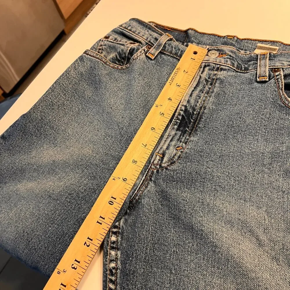 Levi's 550 High Rise Tapered Leg Relaxed Fit Jeans Size 10